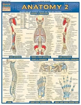Anatomy 2 - Reference Guide (8.5 X 11): A Quickstudy Reference Tool by Perez, Vincent
