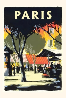 Vintage Journal Travel Poster for Paris by Found Image Press