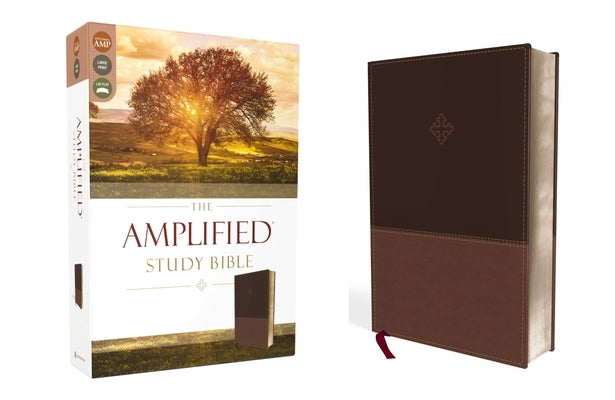 Amplified Study Bible, Imitation Leather, Brown by Zondervan