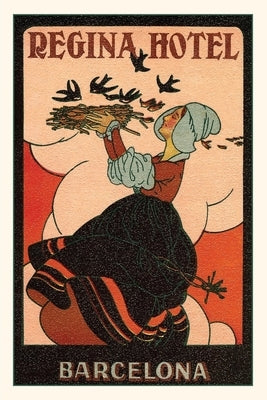 Vintage Journal Regina Hotel Poster, Dutch Woman with Bird's Nest by Found Image Press