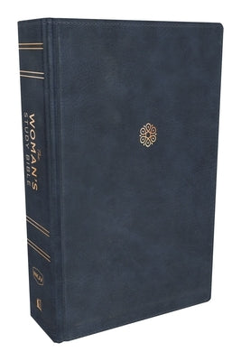 The Nkjv, Woman's Study Bible, Leathersoft, Blue, Full-Color: Receiving God's Truth for Balance, Hope, and Transformation by Patterson, Dorothy Kelley