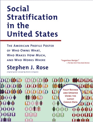 Social Stratification in the United States: The American Profile Poster of Who Owns What, Who Makes How Much, and Who Works Where by Rose, Stephen J.