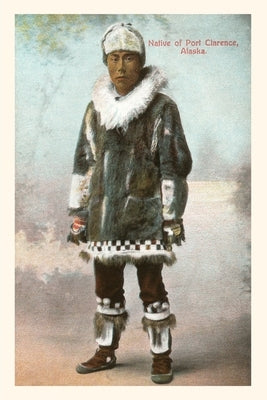 Vintage Journal Indigenous Alaskan Man in Native Costume by Found Image Press