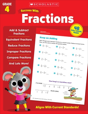 Scholastic Success with Fractions Grade 4 by Scholastic Teaching Resources