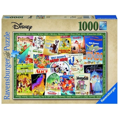 Disney Vintage Movie Posters 1000 PC Puzzle by Ravensburger