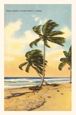 Vintage Journal Palm Trees, Miami Beach, Florida by Found Image Press