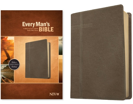 Every Man's Bible NIV (Leatherlike, Pursuit Granite) by Tyndale