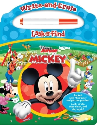 Disney Junior Mickey Mouse Clubhouse: Write-And-Erase Look and Find: Write-And-Erase Look and Find [With Marker] by Pi Kids