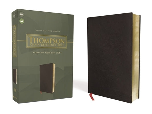 Esv, Thompson Chain-Reference Bible, Bonded Leather, Black, Red Letter by Thompson, Frank Charles