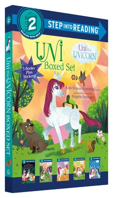 Uni the Unicorn Step Into Reading Boxed Set: Uni Brings Spring; Uni's First Sleepover; Uni Goes to School; Uni Bakes a Cake; Uni and the Perfect Prese by Rosenthal, Amy Krouse