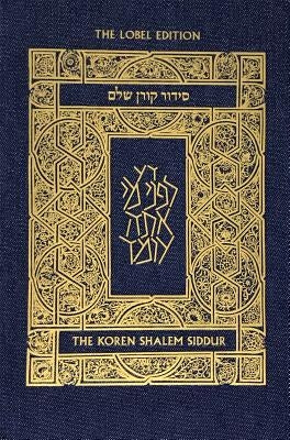 Koren Shalem Siddur with Tabs, Compact, Denim by Sacks, Jonathan