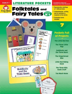 Literature Pockets: Folktales & Fairy Tales, Kindergarten Grade 1 Teacher Resource by Evan-Moor Corporation