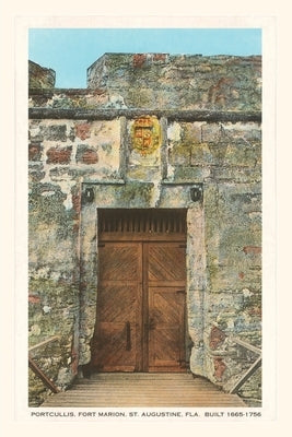 Vintage Journal Portcullis, Ft. Marion, St. Augustine, Florida by Found Image Press