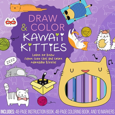 Draw & Color Kawaii Kitties Kit by Editors of Rock Point