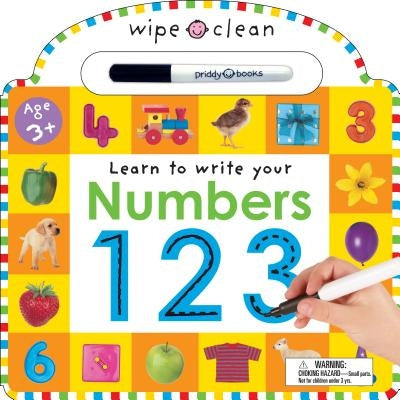 Numbers 1 2 3 [With Erasable Marker] by Priddy, Roger