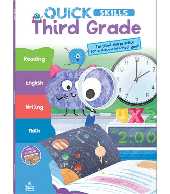 Quick Skills Third Grade Workbook by Carson Dellosa Education