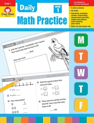 Daily Math Practice, Grade 1 Teacher Edition by Evan-Moor Corporation