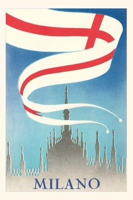 Vintage Journal Milan Travel Poster by Found Image Press