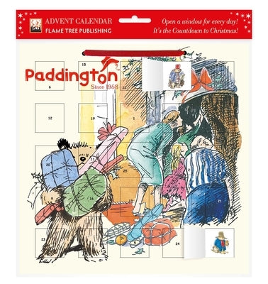 Paddington: Traditional Illustrations by Peggy Fortnum Advent Calendar (with Stickers) by Flame Tree Studio
